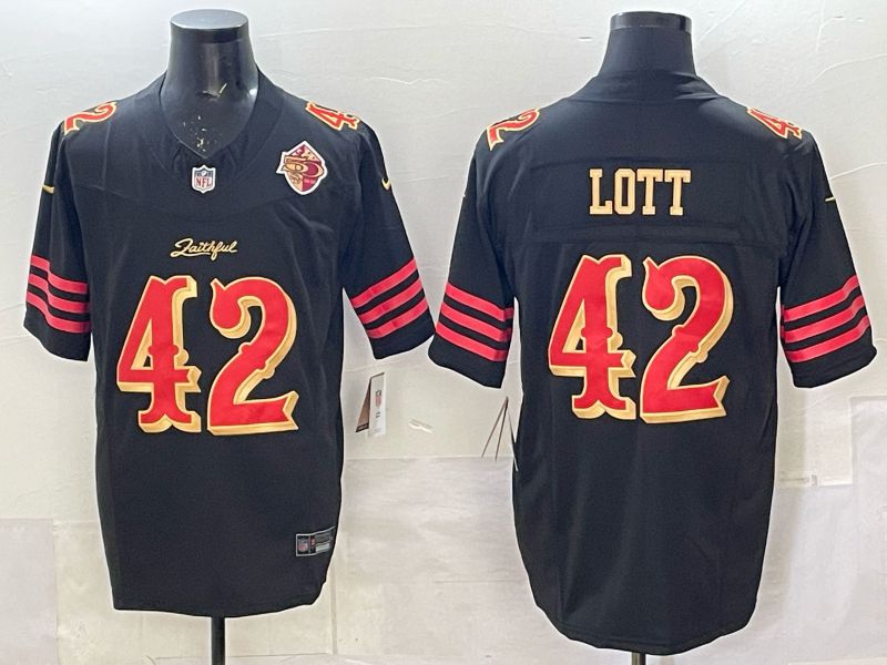Men 2025 San Francisco 49ers #42 Lott black 5th generation Nike Limited NFL Jersey style 0017->women nfl jersey->Women Jersey